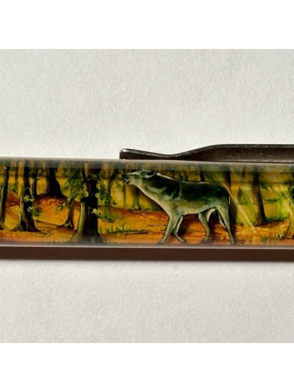 Minnesota Timber Wolf Floaty Pen Souvenir Wolf Lover Gift Stocking Stuffer Vtg